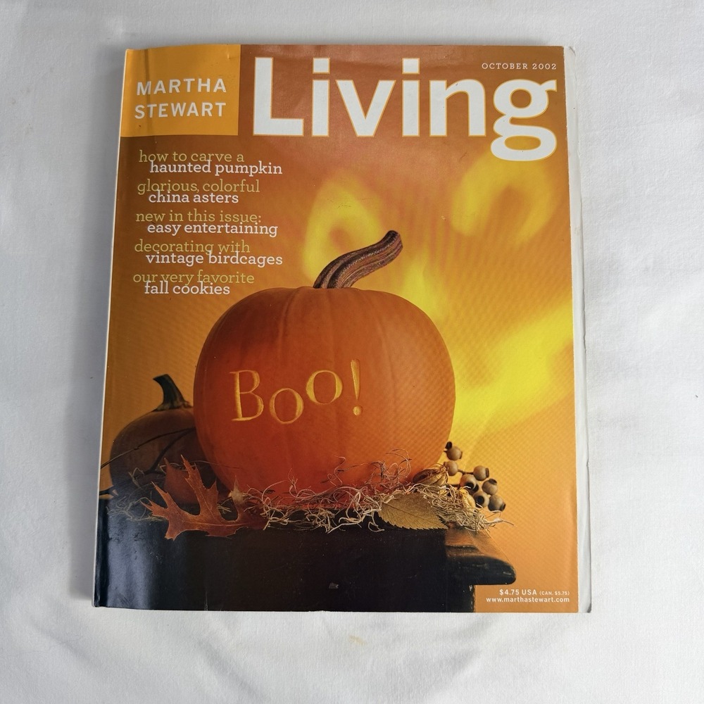 Martha Stewart Living Halloween Magazine 2002